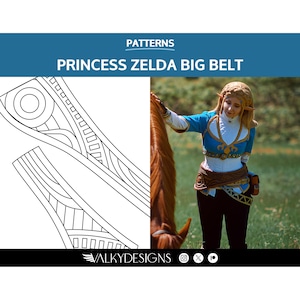 Zelda Belt - Cosplay PDF Vector Pattern | Zelda BOTW game