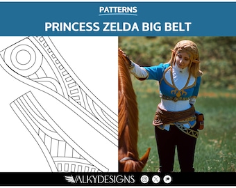 Zelda Belt - Cosplay PDF Vector Pattern | Zelda BOTW game