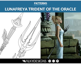 LunaFreya Trident - Cosplay PDF Vector Pattern | Final Fantasy XV Game