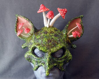 Toadstool Goblin Masquerade Mask