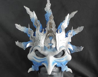 Jack Frost Masquerade Mask, Ice King Masquerade Mask