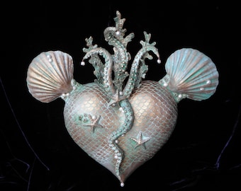 Ocean Heart wall decor