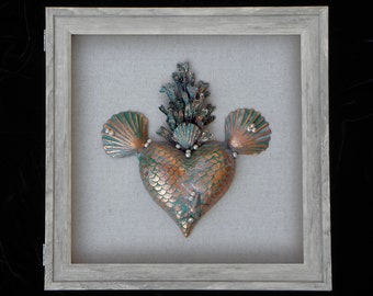 Mermaid Heart wall art