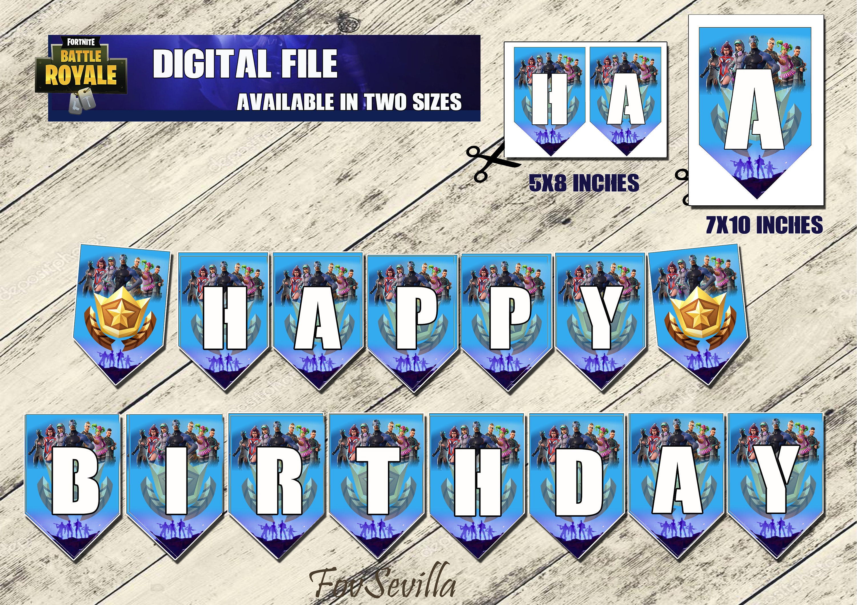 BANNER inspired by FORTNITE Fortnite Banner Fortnite Etsy