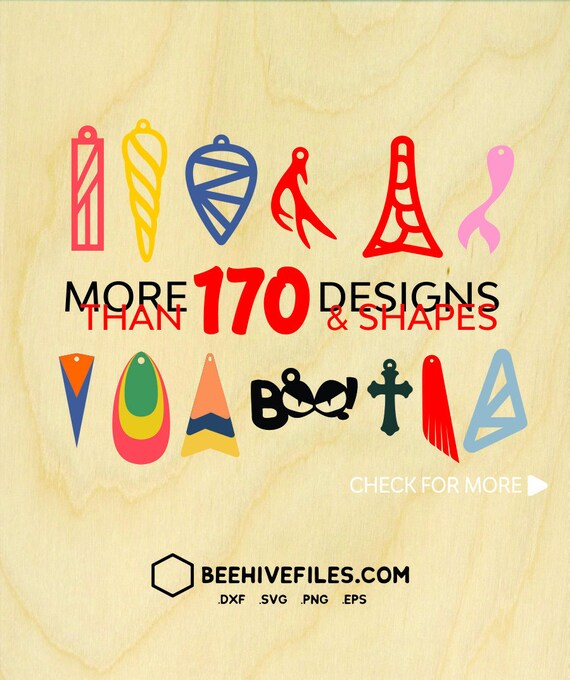 Download Free Bundle Earrings Designs Earring Svg Earrings Templates For Etsy SVG Cut Files