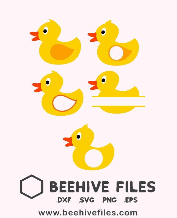 Download Rubber Duck Duck Baby Duck Monogram In Svg Dxf Etsy PSD Mockup Templates