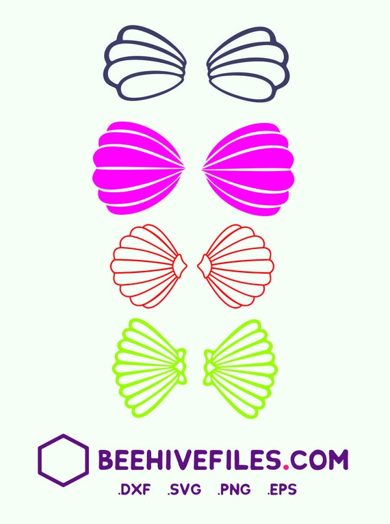 Free Free 261 Mermaid Shell Bra Svg SVG PNG EPS DXF File