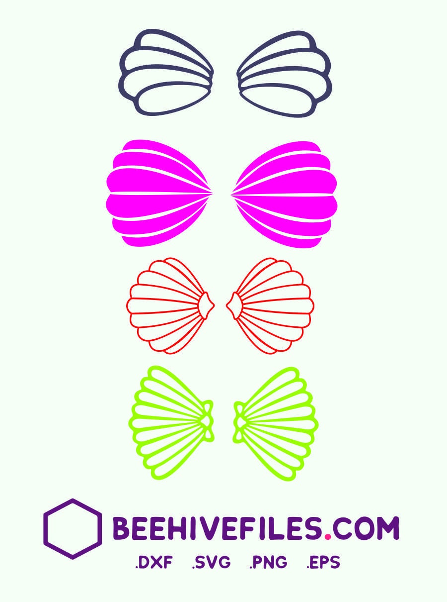 Free Free 102 Mermaid Shell Bra Svg SVG PNG EPS DXF File