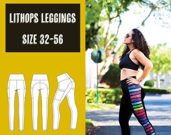 Lithops Leggings PDF sewing pattern, digital download