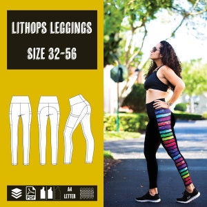 Lithops Leggings PDF sewing pattern, digital download
