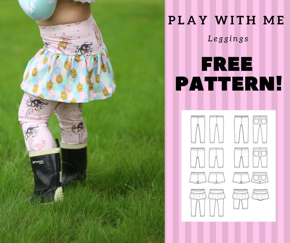 download sewing tutorial pattern, tutorial leggings with Play me sewing FREE PDF download sewing tutorial pattern, tutorial leggings with Play me sewing FREE PDF