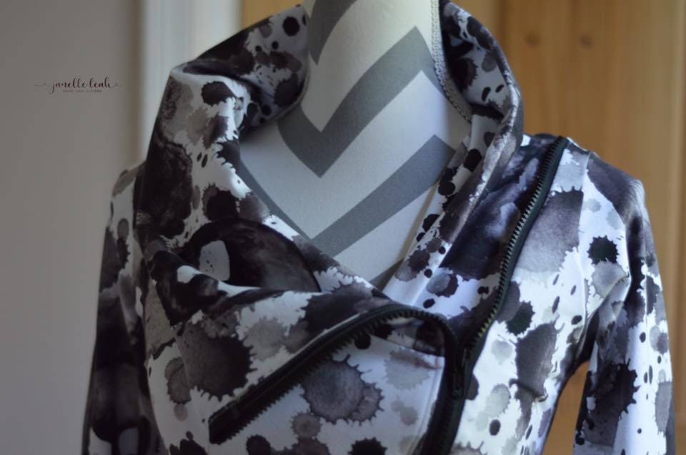 Biker jacket women 3454 PDF sewing pattern, instant download, tutorial