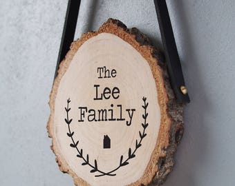 New home sign, personalised house gift, new home present