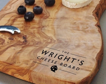 Personalised family cheese board