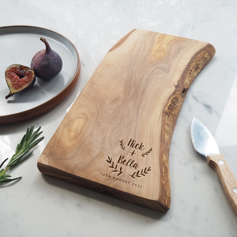 Personalised Cheese Board Wedding or Engagement Gift Etsy