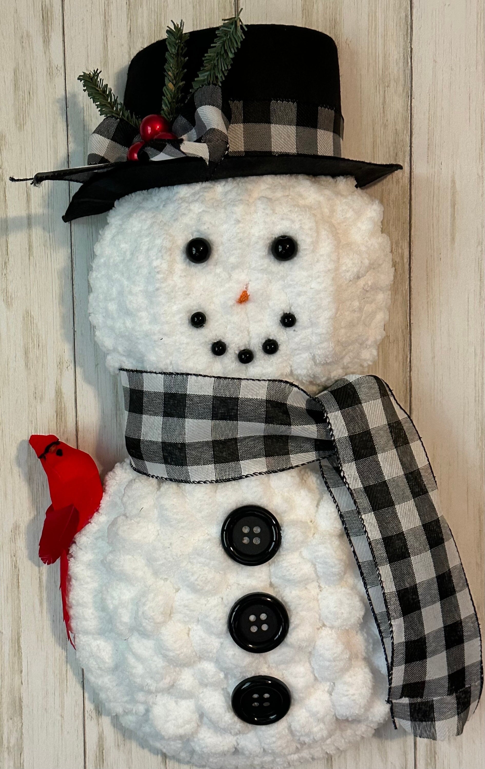 Snowman Door Hanger - Etsy