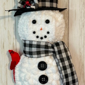 Snowman Door Hanger