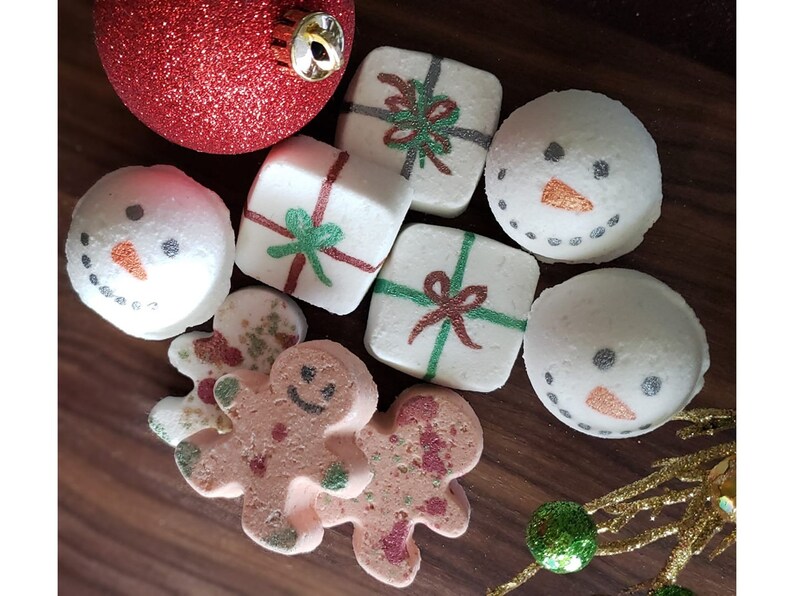 Christmas Bath Bomb Pack Kid Gift Stocking Stuffer Variety | Etsy