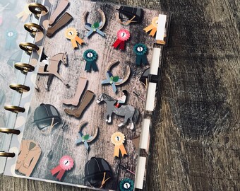 Planner DIVIDERS, Kids Horseback Planner, Equestrian Planner, Disc Bound Divider, Arc Dividers, Levenger Divider, Laminated Divider