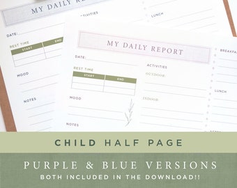 Printable Nanny Log Daily Infant Care Sheet Babysitter - Etsy