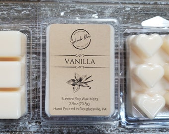 Vanilla Wax Melts; 100% Soy Wax Cubes; Winter Scented; Christmas Scents; American Grown Soy Beans; Kitchen Spice Scented Warmer Melts