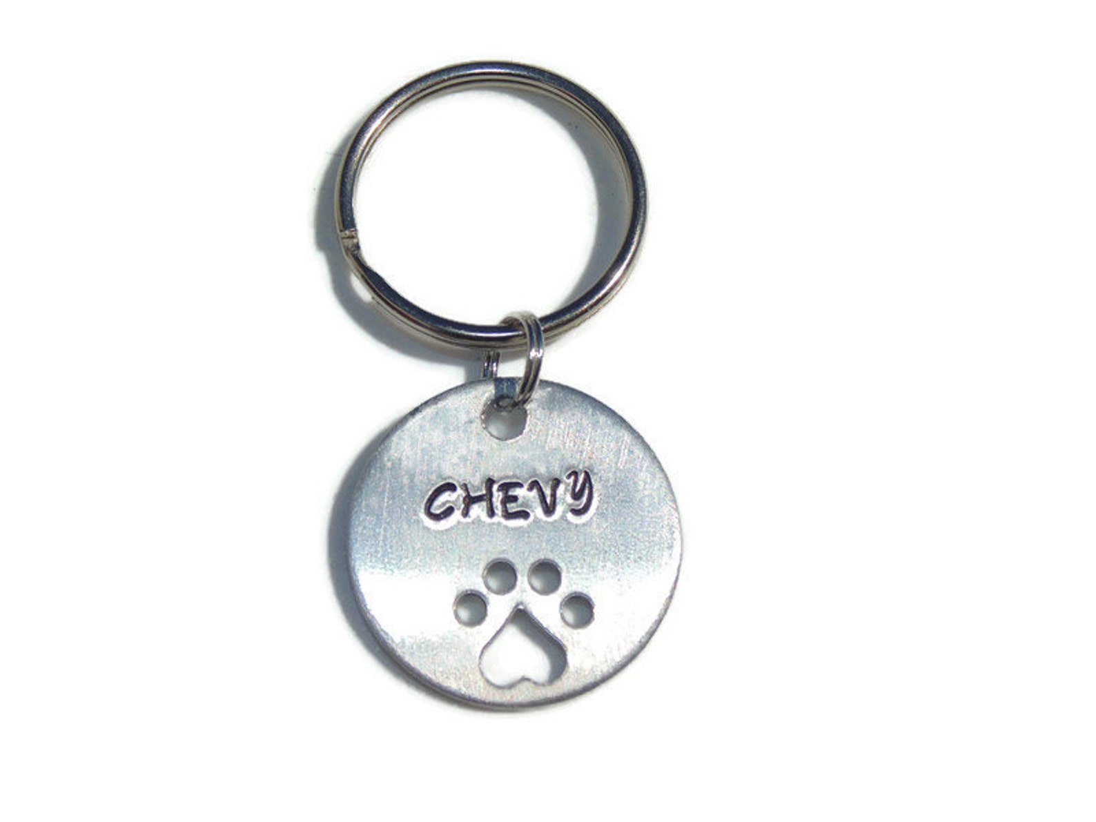 Personalized Pet Keychain Custom Cat Name Keychain Dog Name Etsy