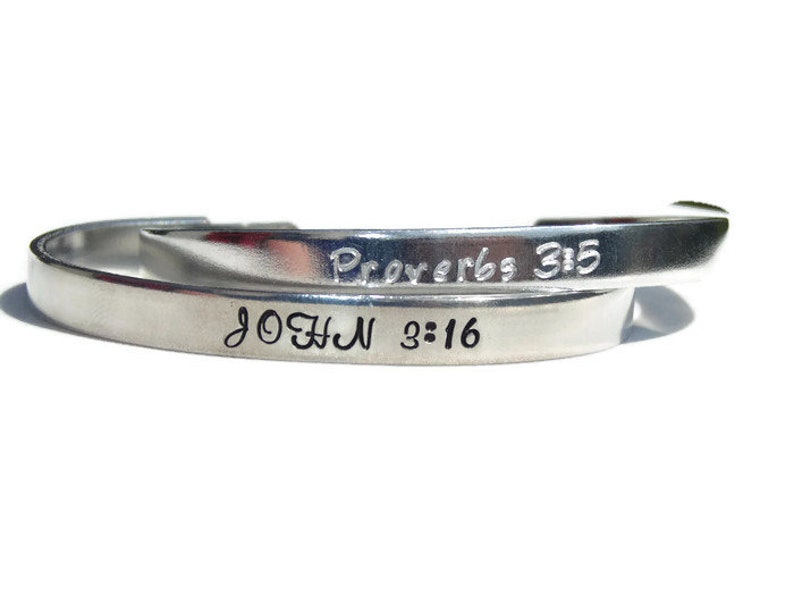 Personalized Cuff Bracelet Hand Stamped Cuff Bracelet Custom Etsy