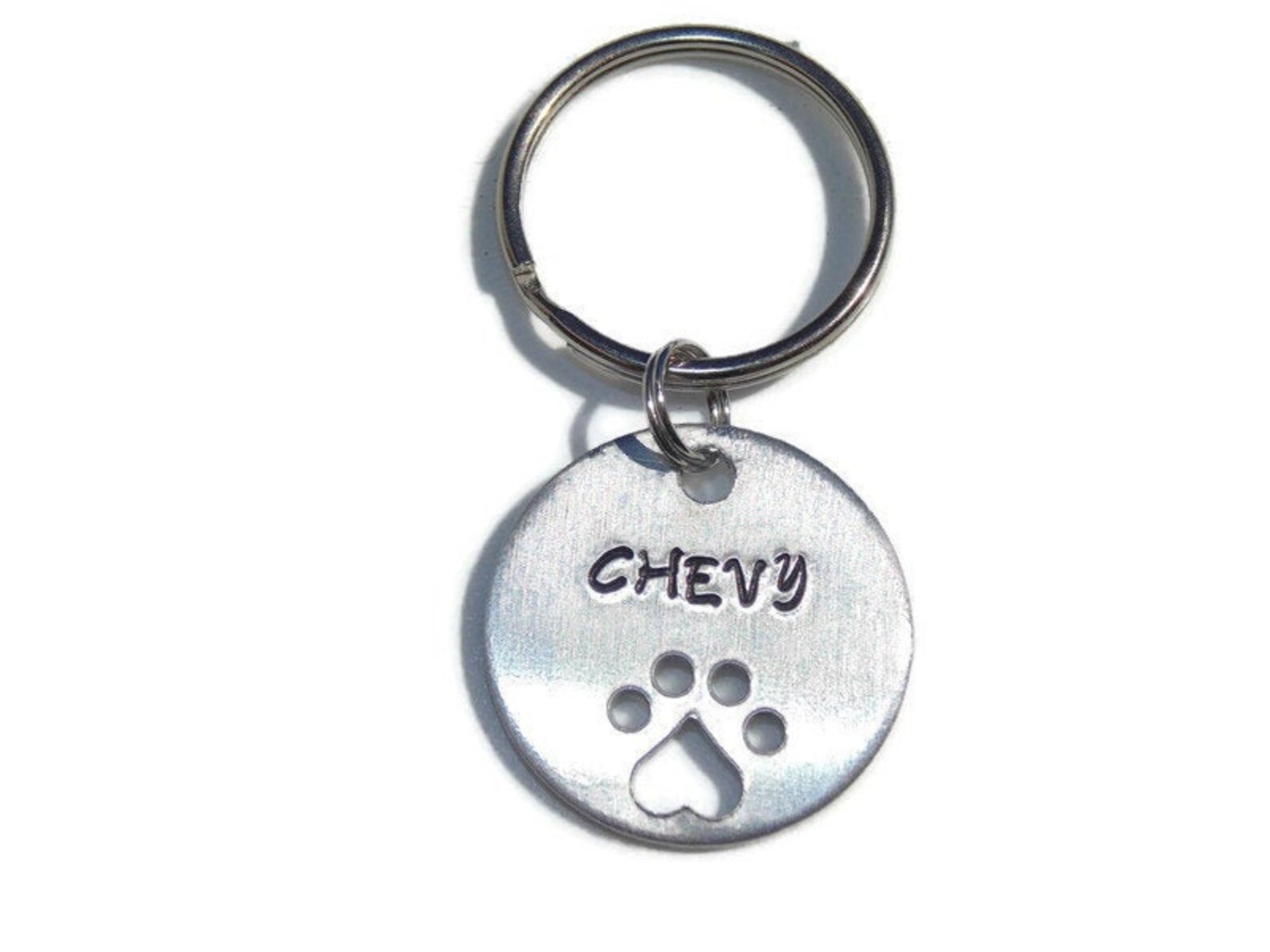 Personalized Pet Keychain Custom Cat Name Keychain Dog Name Etsy