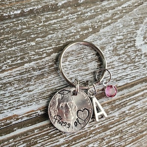 Personalized Class of 2026 Gift; Graduation Gift Nickel Keychain; Grad Present; High School College Graduate Memento Keepsake Bild 2