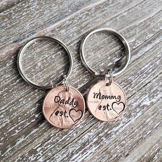 New dad deals keychain