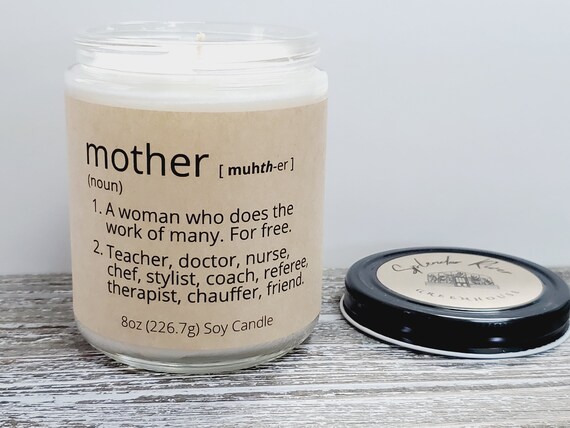 Definition of Mother - Mother's Day Gift Candle