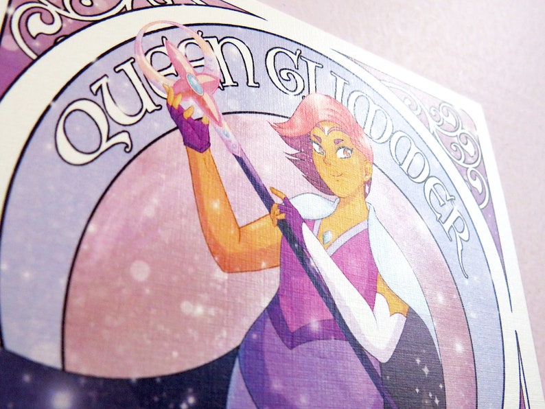 QUEEN GLIMMER Shera Premium Shimmer Art Print Etsy Hong Kong