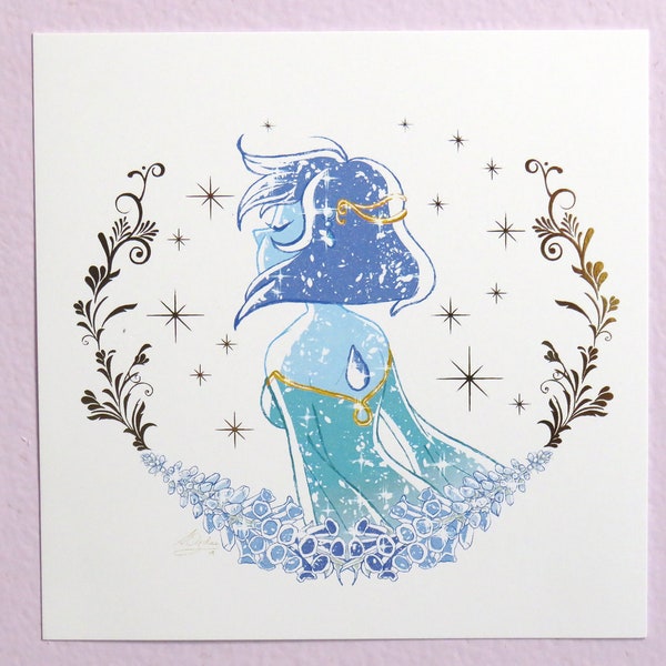 LAPIS LAZULI - Steven Universe Premium Foil Art Print