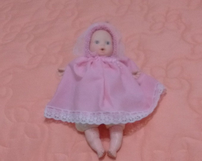 Miniature Porcelain Baby Doll Etsy