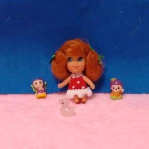 vintage kiddle doll with toys