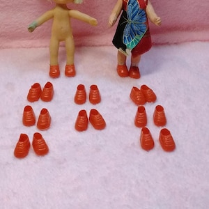 Kiddle Skiddle Doll Shoes Lot of 10