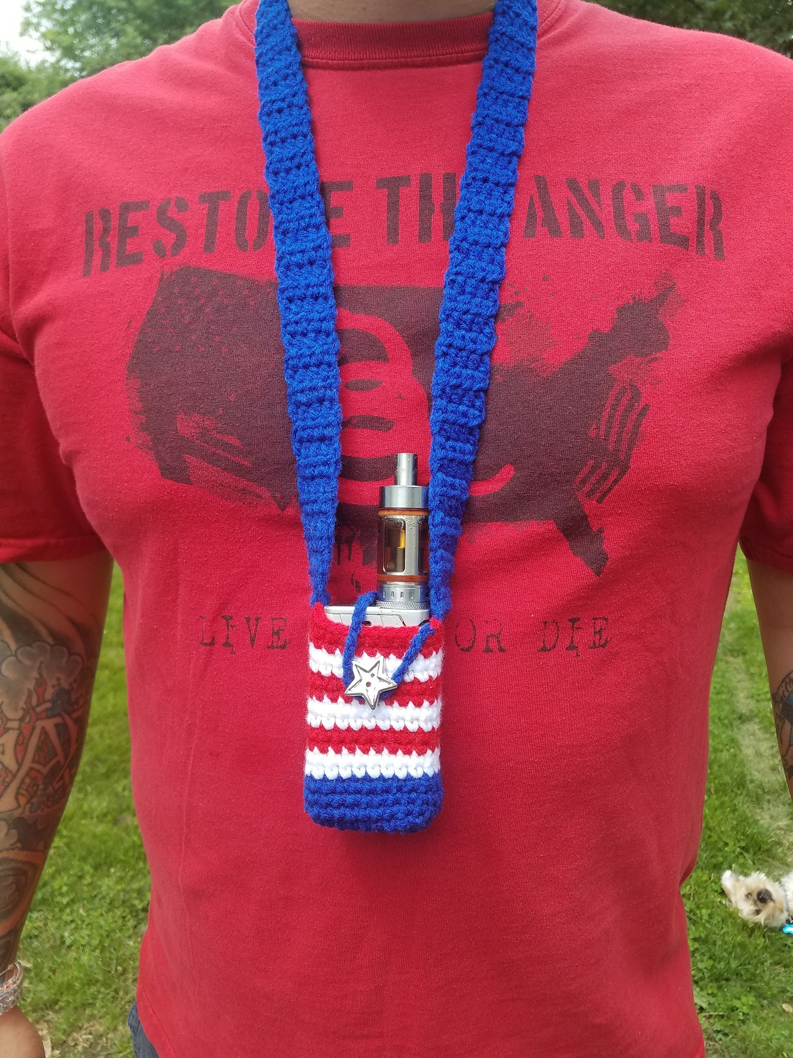Patriotic Summer and July 4th Wearable Vape Case Made to Etsy