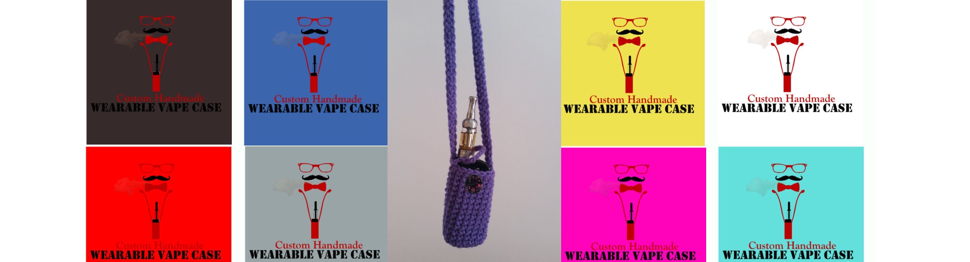 Purple Vape Case Wearable Vape Case With Stay Put Button Etsy