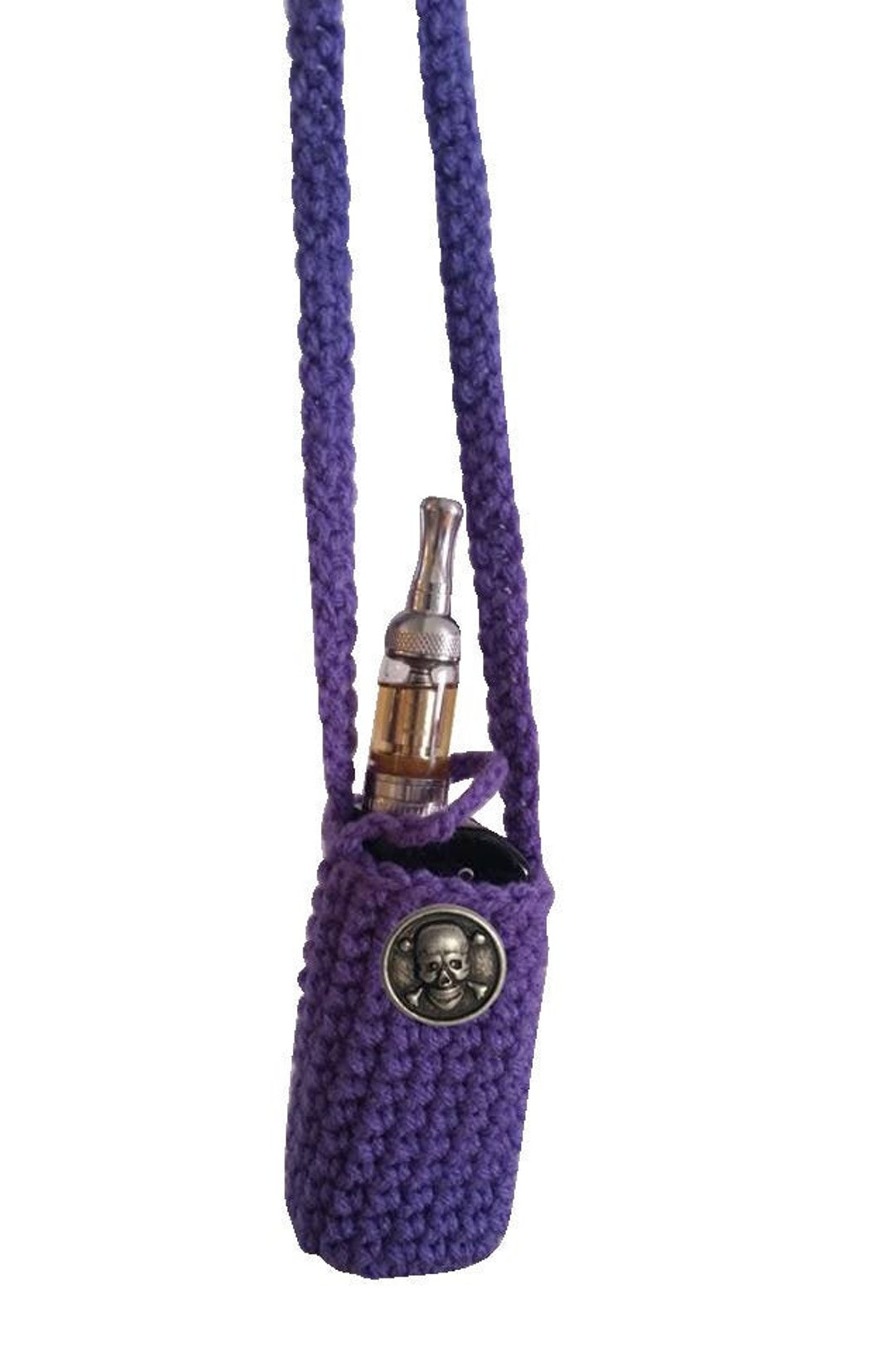 Purple Vape Case - Wearable Vape Case With Stay Put Button- Made to ...