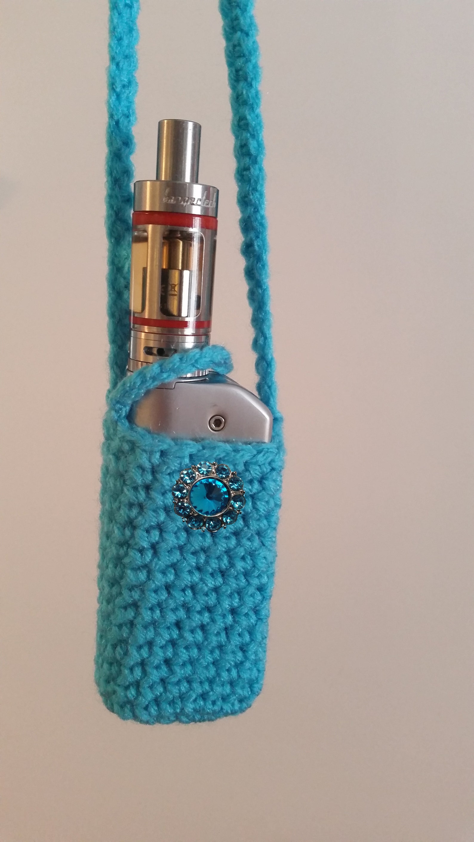Wearable Vape Case With Stay Put Button Made to Order Custom Mod Holder