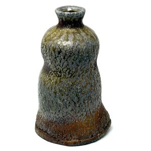 Wood Fired Pottery Bud Vase