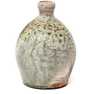 Wood Fired Pottery Bud Vase