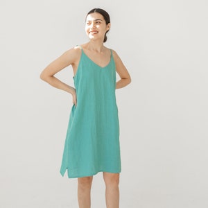 Linen Slip Dress