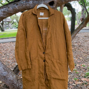 Linen Coat, Linen Duster, Linen Kimono, Linen Oversized Coat, Loose Coat, Linen Loose Long Jacket