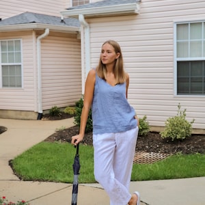 Linen Pants , Linen Women Pants , Linen Clothing , Loose Linen Pants , Wide Leg Pants , Linen Trousers , Summer Pants