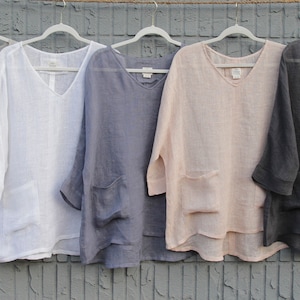 DIY Boxy Linen Top, How To Make A Loose Linen Top