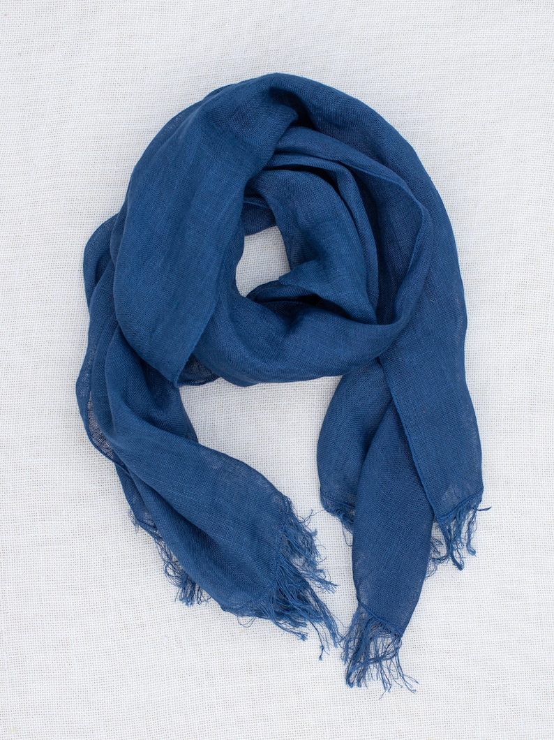 Linen Scarf Linen Sheer Scarf Mom Gift Scarf Women Linen Etsy