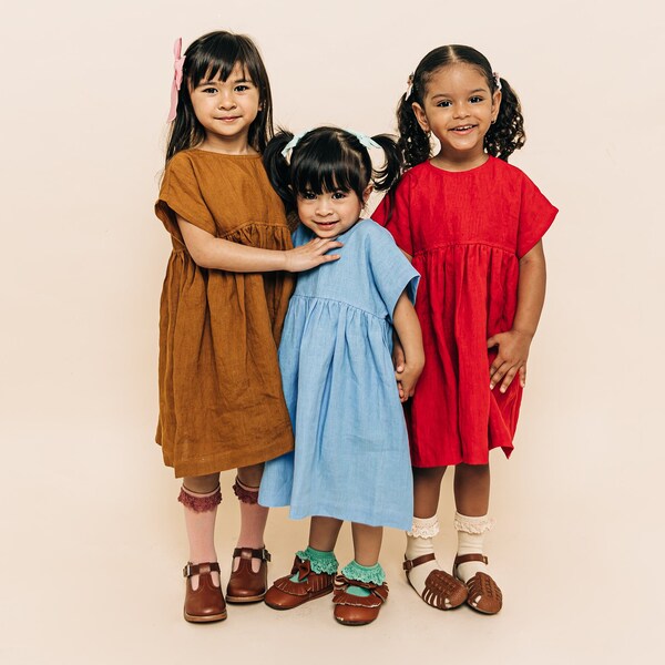Toddler Linen Dress Toddler Linen Dress