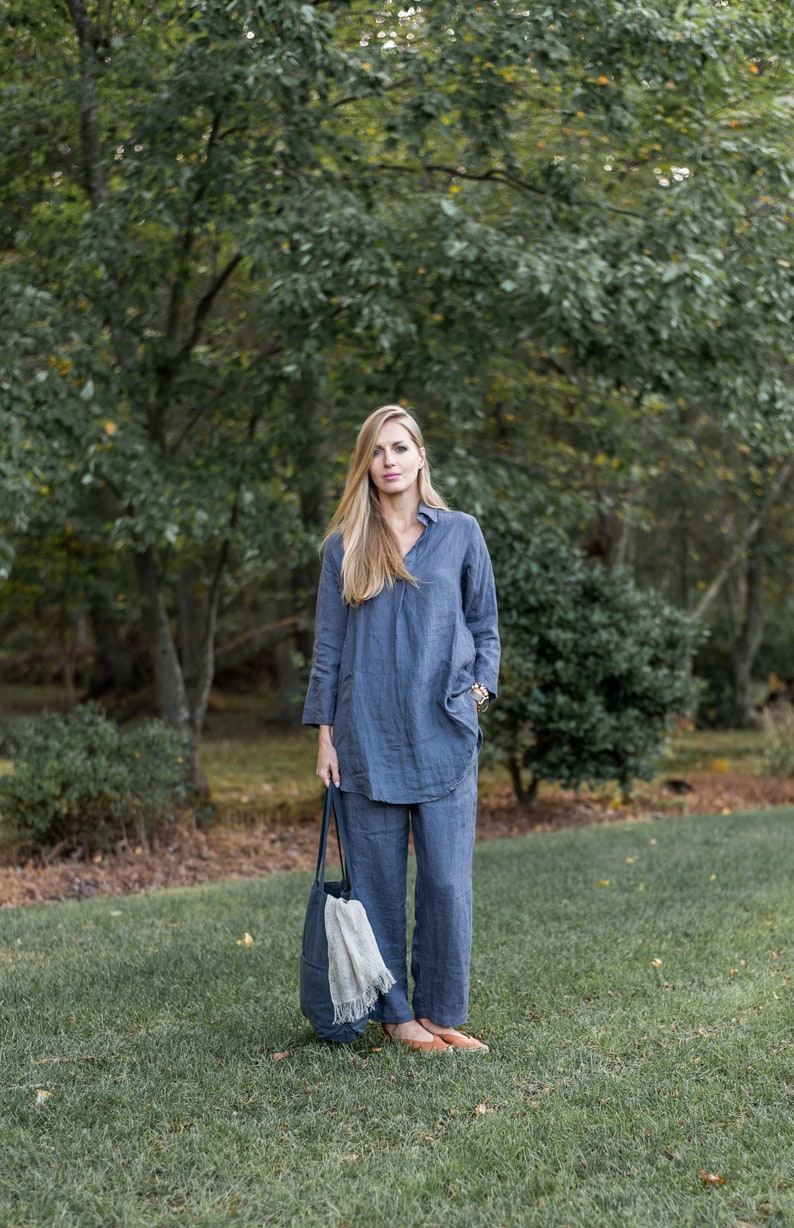 Linen October Tunic, Linen Tunic, Linen Shirt image 7