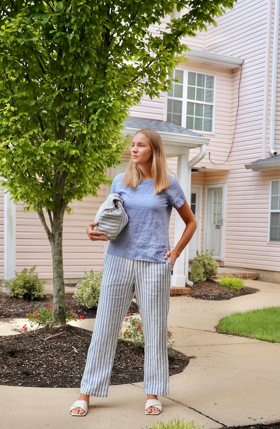 Linen Pants Daughter Gift From Mom , Linen Women Pants , Linen